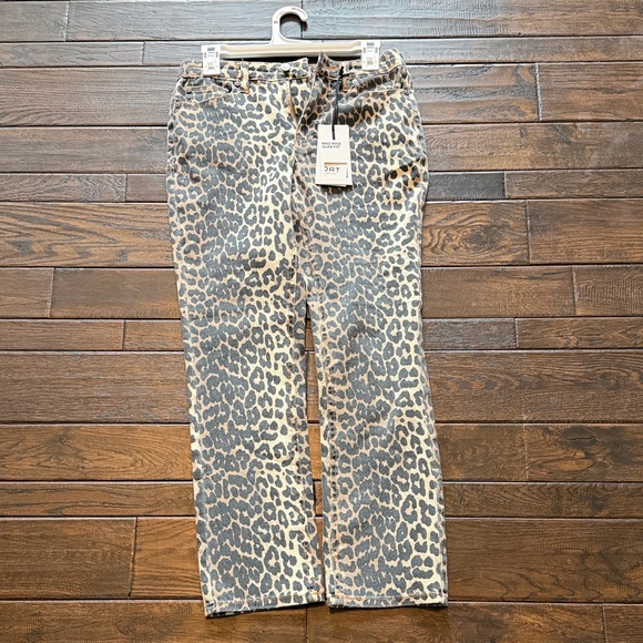 Denim - Leopard Print Pants